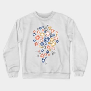 Crystal Gemstone Scatter Crewneck Sweatshirt